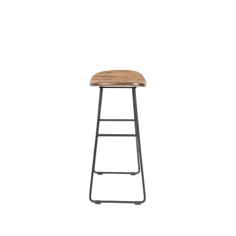 Barkruk Tangle Teak Naturel 62cm-Barkrukken-Creating Home