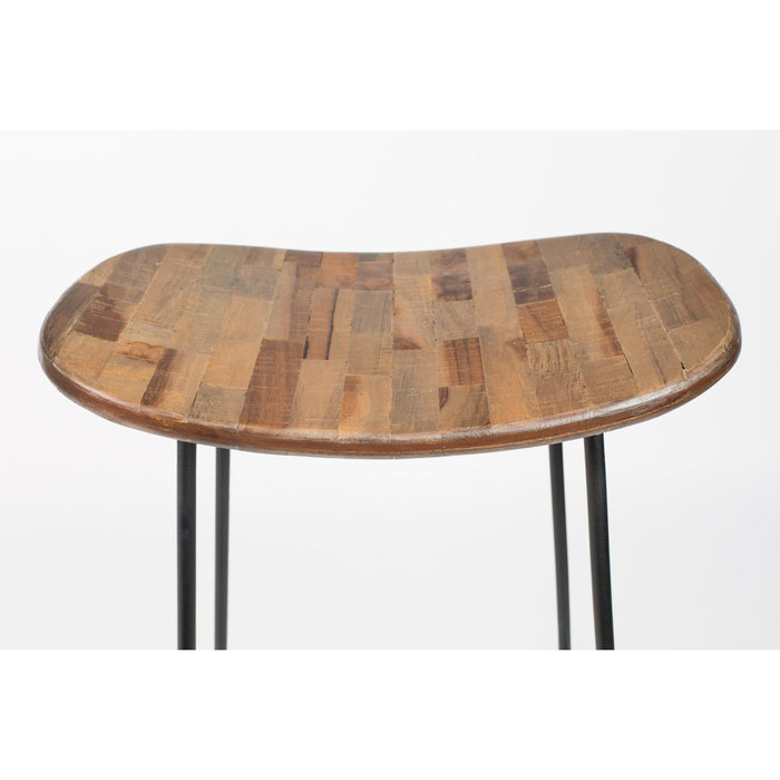 Barkruk Tangle Teak Naturel 76cm