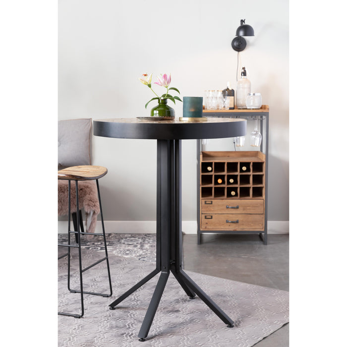 Barkruk Tangle Teak Naturel 76cm-Barkrukken-Creating Home