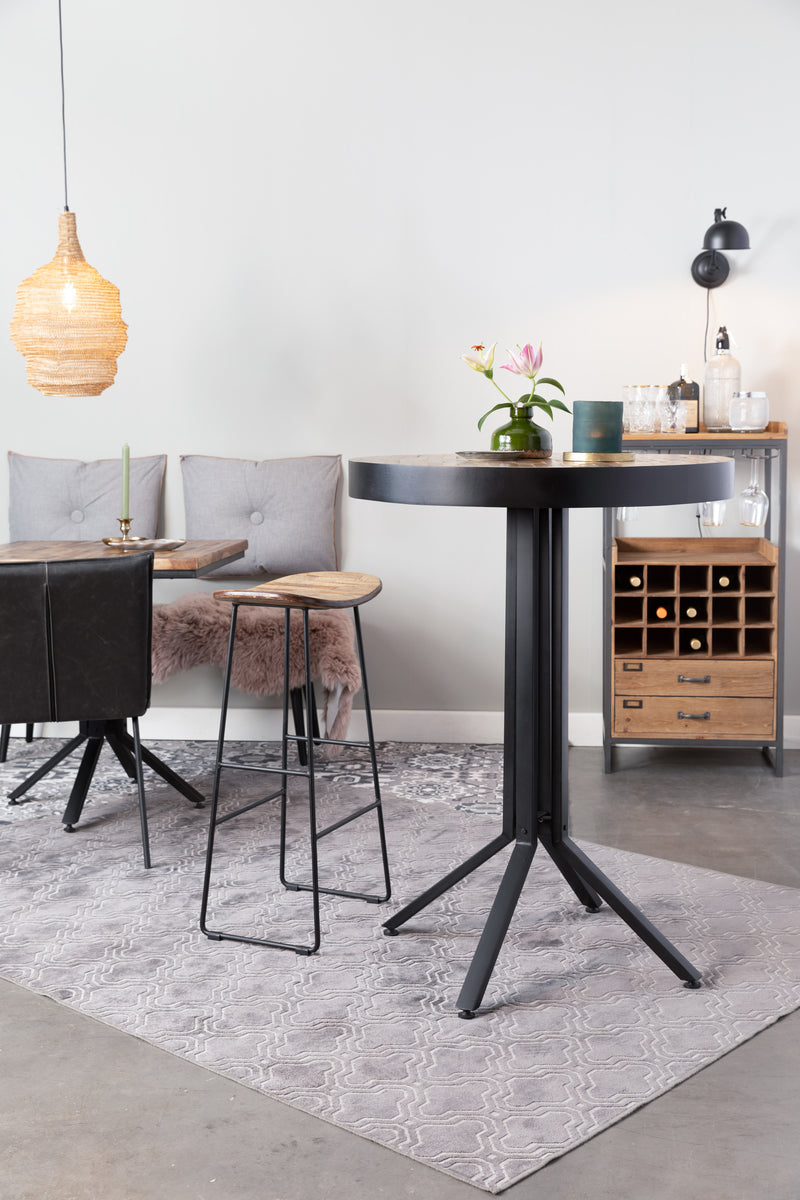 Barkruk Tangle Teak Naturel 76cm-Barkrukken-Creating Home