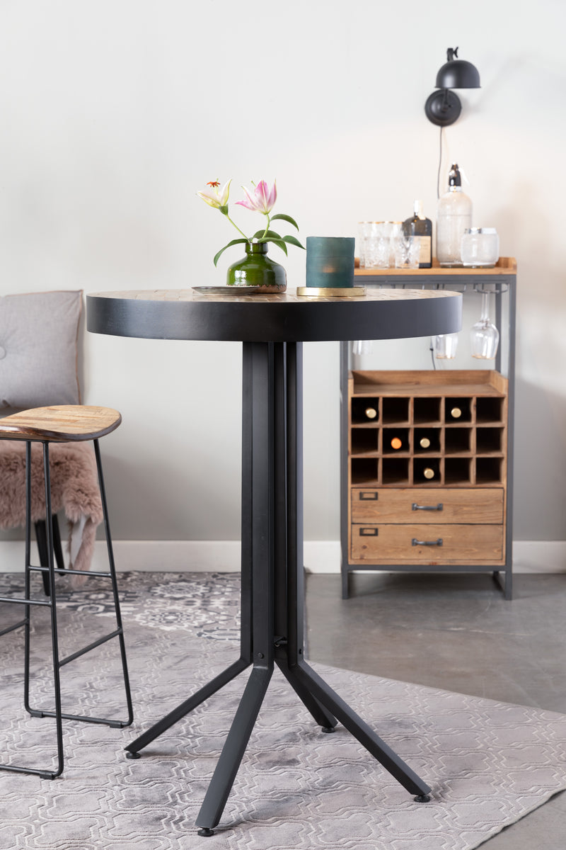 Barkruk Tangle Teak Naturel 76cm-Barkrukken-Creating Home