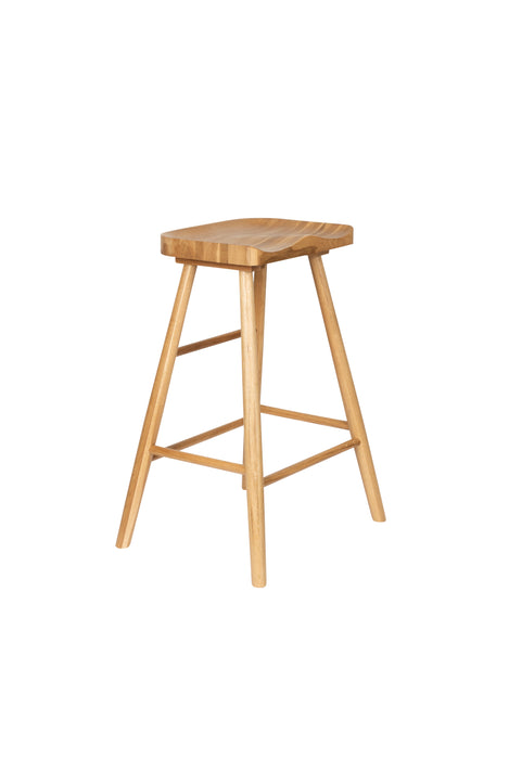 Barkruk Vander Oak hout Naturel 64cm-Barkrukken-Creating Home