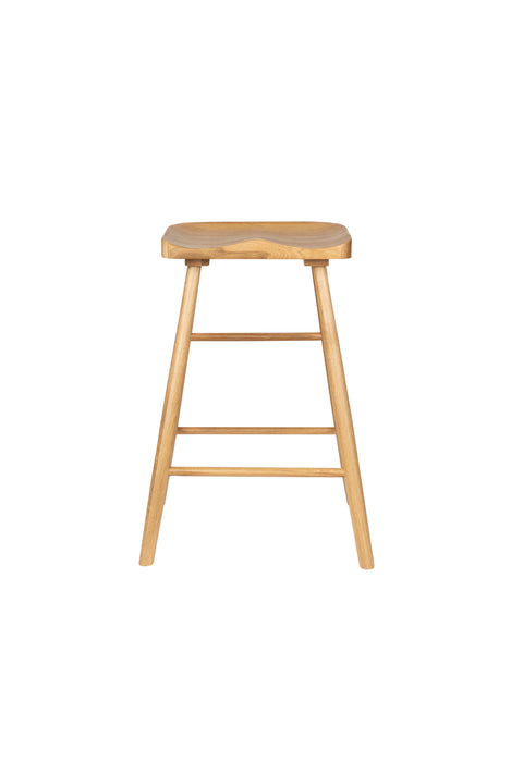 Barkruk Vander Oak hout Naturel 64cm-Barkrukken-Creating Home