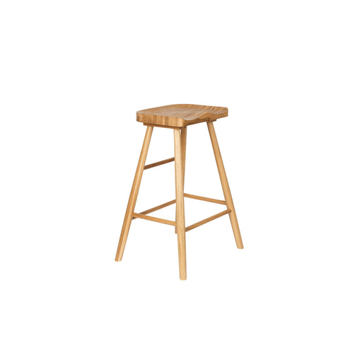Barkruk Vander Oak hout Naturel 64cm-Barkrukken-Creating Home