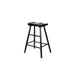 Barkruk Vander Oak hout Zwart 64cm-Barkrukken-Creating Home