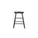 Barkruk Vander Oak hout Zwart 64cm-Barkrukken-Creating Home