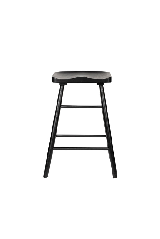 Barkruk Vander Oak hout Zwart 64cm-Barkrukken-Creating Home