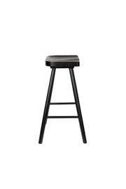 Barkruk Vander Oak hout Zwart 64cm-Barkrukken-Creating Home