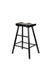 Barkruk Vander Oak hout Zwart 64cm-Barkrukken-Creating Home