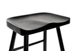 Barkruk Vander Oak hout Zwart 64cm-Barkrukken-Creating Home