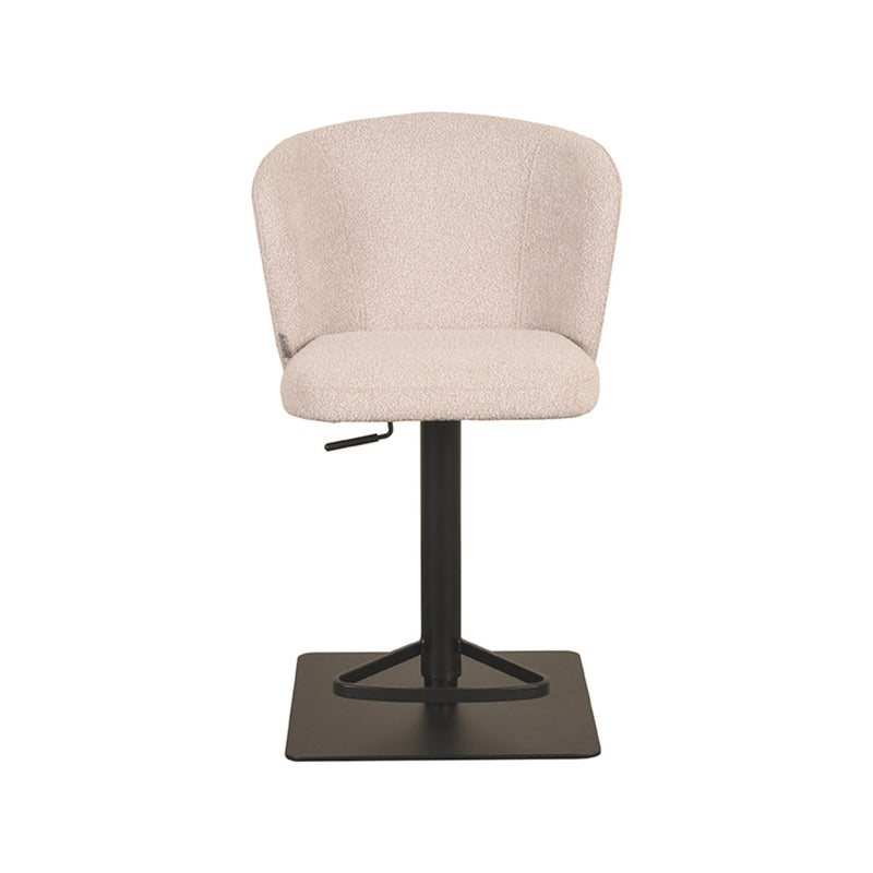Barkruk Wave Naturel Boucle Gaslift 54x59x110 cm-Barkrukken-LABEL51