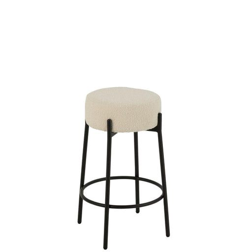 Barkruk Wit Multiplex 41 cm 41x41x67 cm-Barkrukken-J-Line