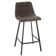 Barkruk Wit Polyester 43 cm 43x46x95 cm-Barkrukken-J-Line