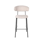 Barkruk Zack Naturel Boucle Hoog 53x56x107 cm-Barkrukken-LABEL51