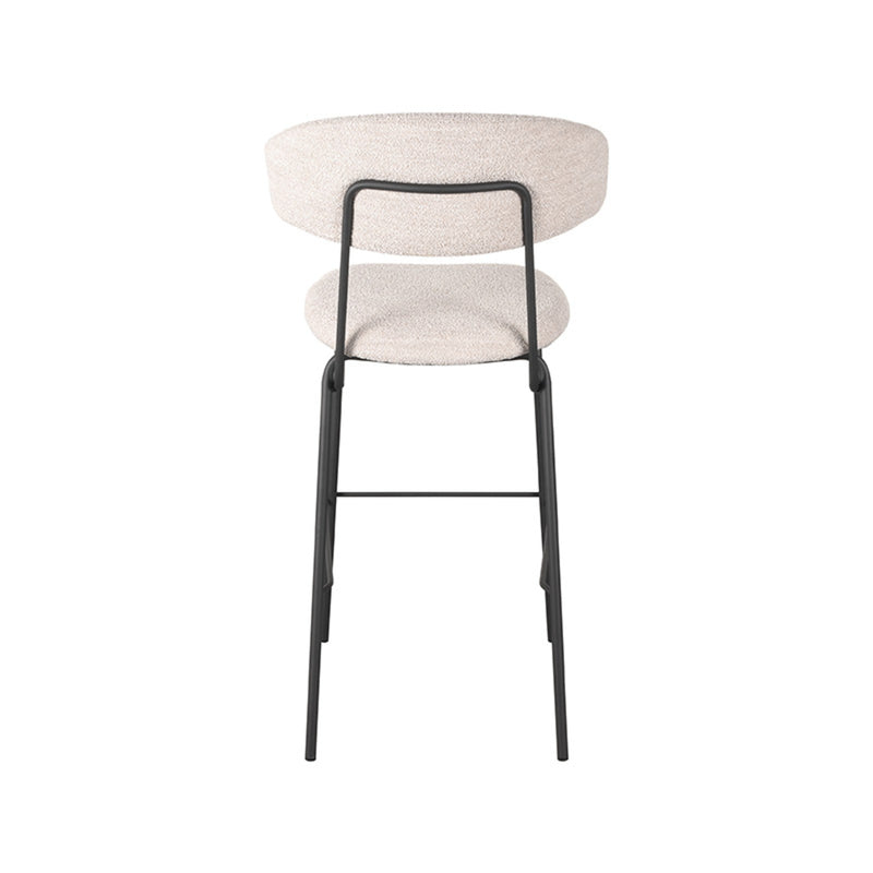 Barkruk Zack Naturel Boucle Hoog 53x56x107 cm-Barkrukken-LABEL51