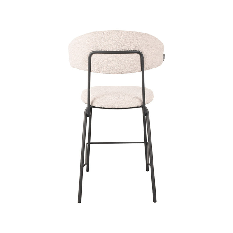 Barkruk Zack Naturel Boucle Laag 53x57x95 cm-Barkrukken-LABEL51