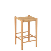 Barkruk Zwart Beech hout 38 cm 38x38x66.4 cm-Barkrukken-J-Line