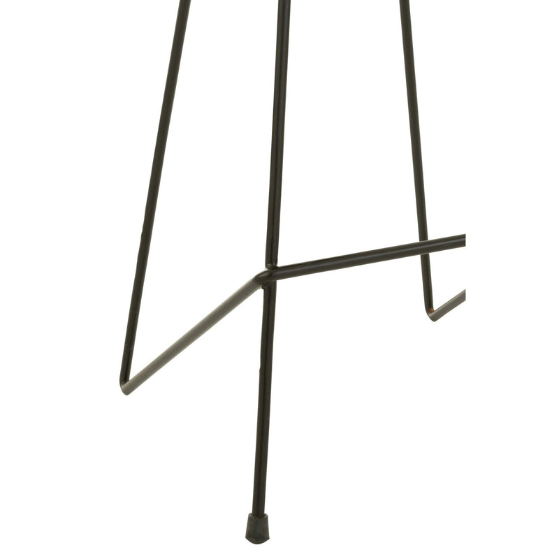 Barkruk Zwart Ijzer 40 cm 40x37x75 cm-Barkrukken-J-Line