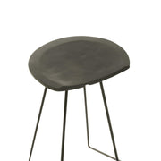 Barkruk Zwart Ijzer 40 cm 40x37x75 cm-Barkrukken-J-Line