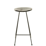 Barkruk Zwart Ijzer 40 cm 40x37x75 cm-Barkrukken-J-Line