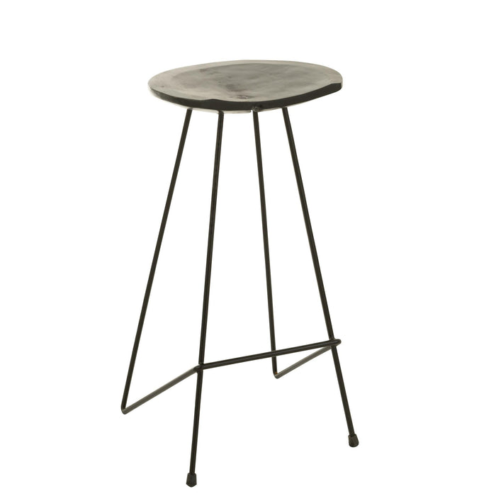 Barkruk Zwart Ijzer 40 cm-Barkrukken-J-Line
