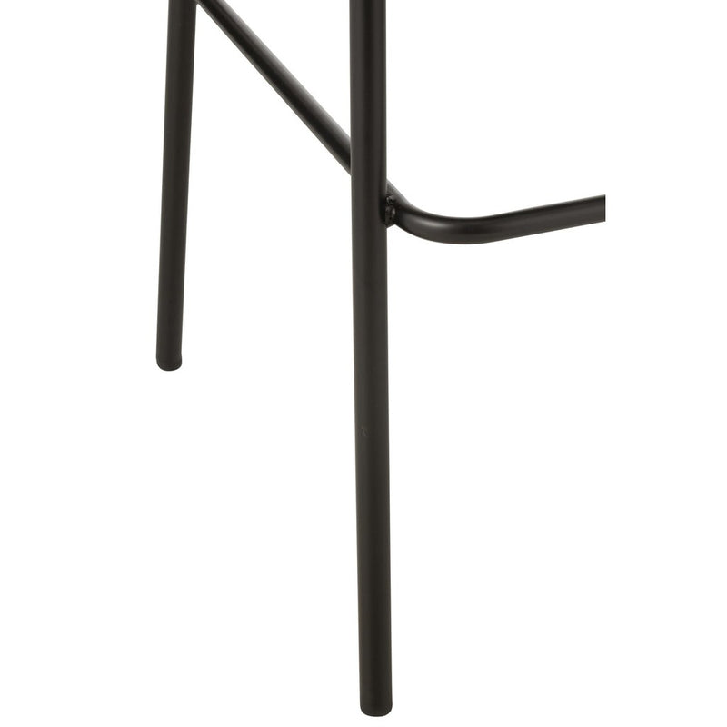 Barkruk Zwart Polyester 50 cm 50.5x53.1x97.8 cm-Barkrukken-J-Line