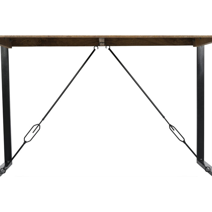 Bartafel Nairobi Bar Mangohout Naturel hout 140x80 cm-Bartafels-Livingfurn