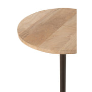 Bartafel Naturel Ijzer 65 cm 65x65x100 cm-Bartafels-J-Line