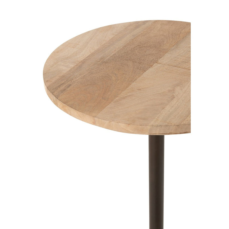 Bartafel Naturel Ijzer 65 cm 65x65x100 cm-Bartafels-J-Line