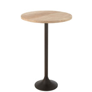 Bartafel Naturel Ijzer 65 cm 65x65x100 cm-Bartafels-J-Line