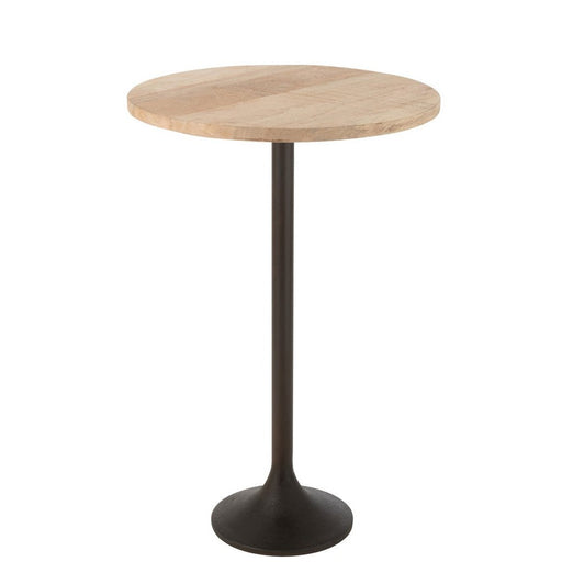 Bartafel Naturel Ijzer 65 cm 65x65x100 cm-Bartafels-J-Line