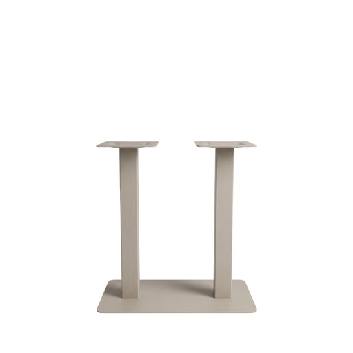 Bartafel Tafelpoot Dubbel Metaal Beige-Bartafels-LABEL51