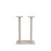 LABEL51 Bartafel Tafelpoot Dubbel Metaal Taupe 108cm-Bartafels-LABEL51