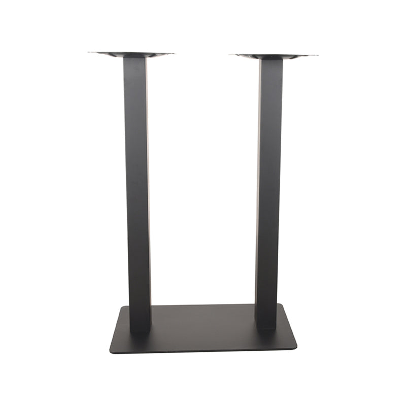 Bartafel Tafelpoot Dubbel Zwart Metaal Dubbel 108 cm 70x40x108 cm-Tafelpoten-LABEL51