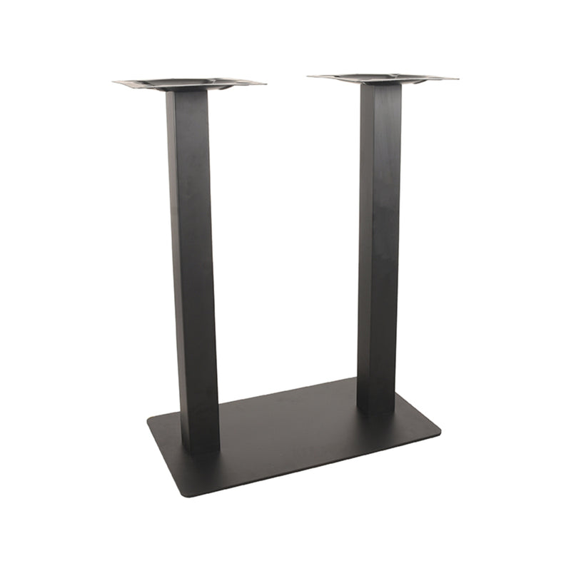 Bartafel Tafelpoot Dubbel Zwart Metaal Dubbel 92 cm 70x40x92 cm-Tafelpoten-LABEL51