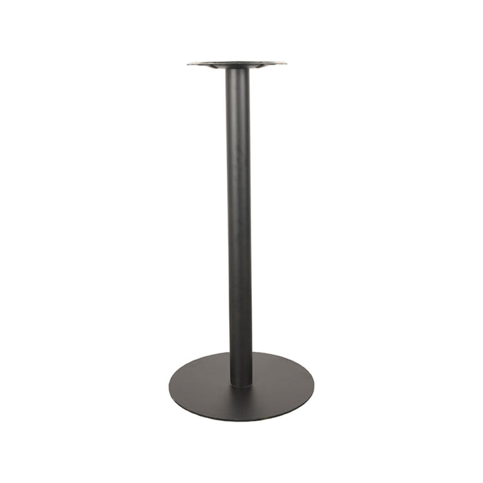 Bartafel Tafelpoot Dubbel - Zwart - Metaal - Enkel Rond 108 cm-Bartafels-LABEL51