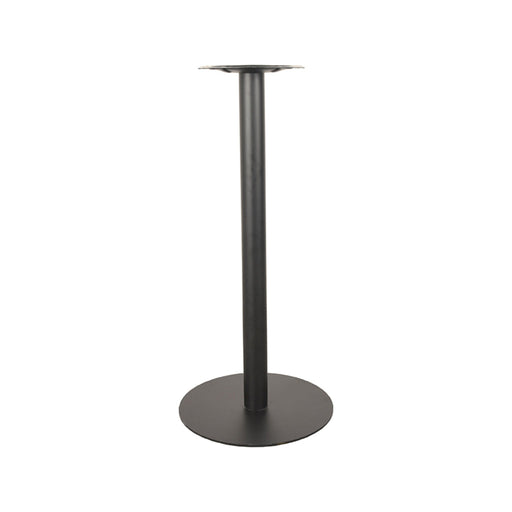 Bartafel Tafelpoot Dubbel - Zwart - Metaal - Enkel Rond 108 cm-Eettafels-LABEL51