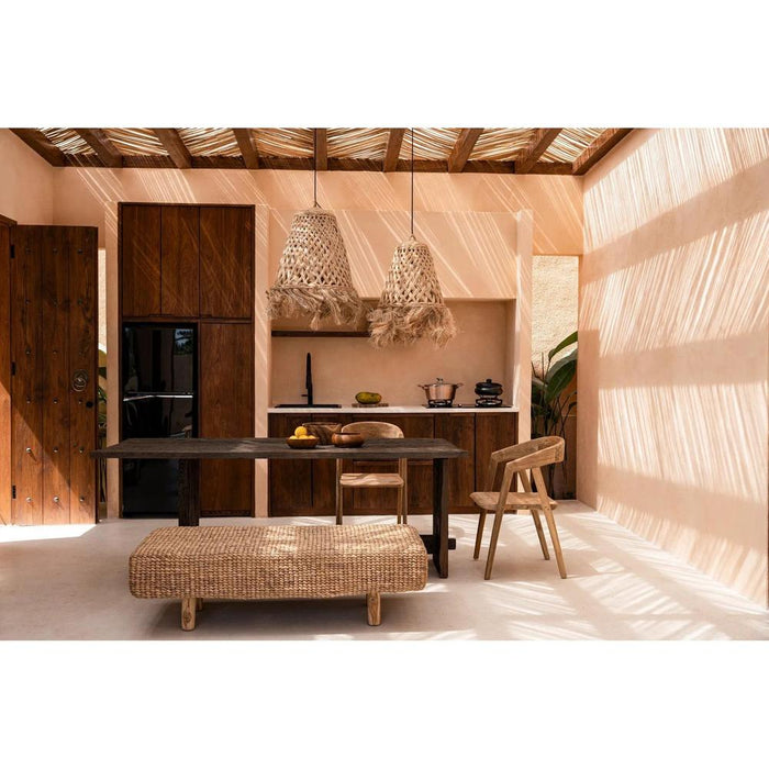 Bazar Bizar Abaca Jelly Fish hanglamp - natuurlijk - L-Hanglampen-Bazar Bizar