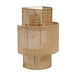 Bazar Bizar Bolly Jute wandlamp - natuurlijk - M-Wandlampen-Bazar Bizar