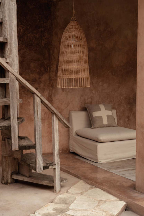 Bazar Bizar Elba hanglamp - natuurlijk - L-Hanglampen-Bazar Bizar