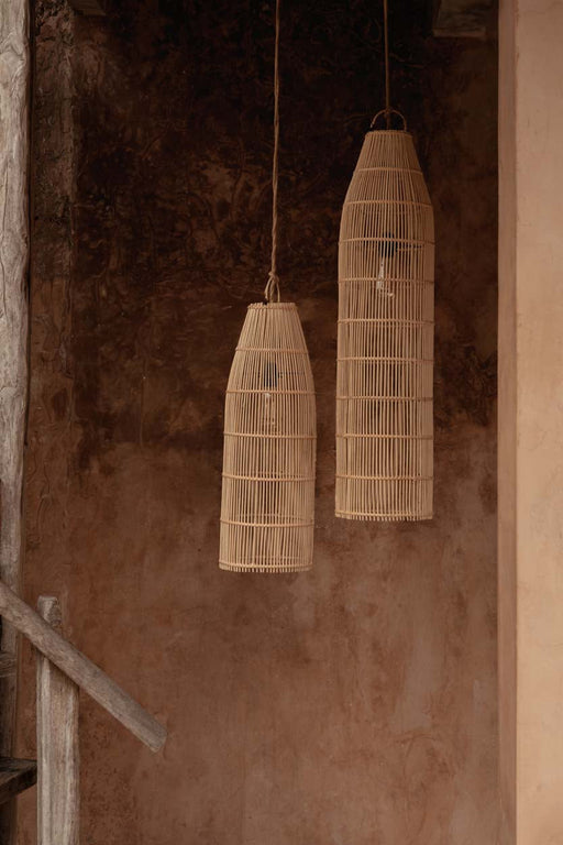 Bazar Bizar Fish Trap hanglamp - natuurlijk - L-Hanglampen-Bazar Bizar