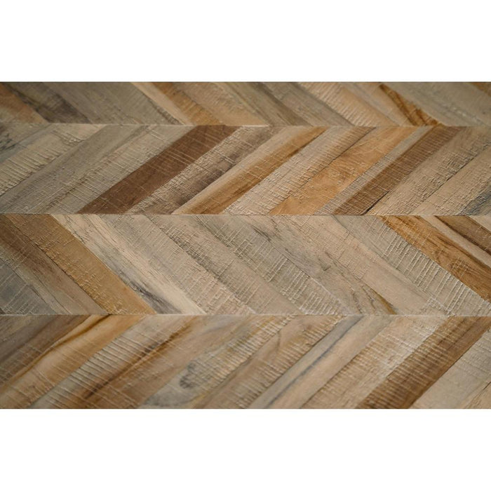 Bazar Bizar Herringbone bankje - natuurlijk - 110-Bankjes-Bazar Bizar