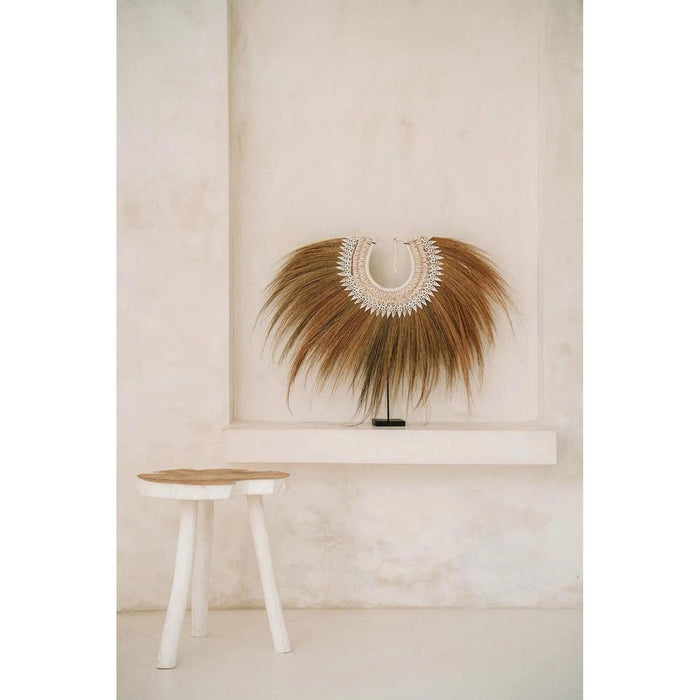 Bazar Bizar Organic bijzettafel - natuurlijk wit-Bijzettafels-Bazar Bizar