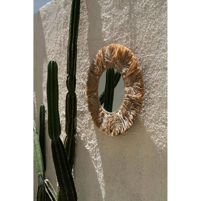 Bazar Bizar Palm Tree spiegel - natuurlijk - M-Spiegels-Bazar Bizar