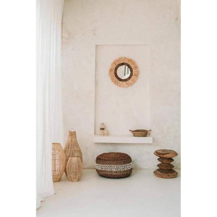 Bazar Bizar Zuri hanglamp - natuurlijk - L-Hanglampen-Bazar Bizar