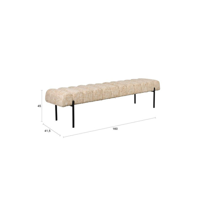 Bench Jethro 160-Eetkamerbanken-Creating Home