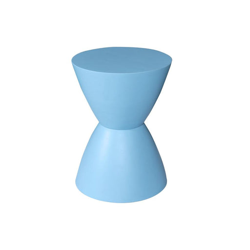 Bijzettafel Abbey Blauw Mangohout 33 cm-Bijzettafels-Starfurn