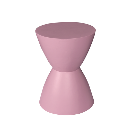 Bijzettafel Abbey Roze Mangohout 33 cm 33x33x45 cm-Bijzettafels-Starfurn