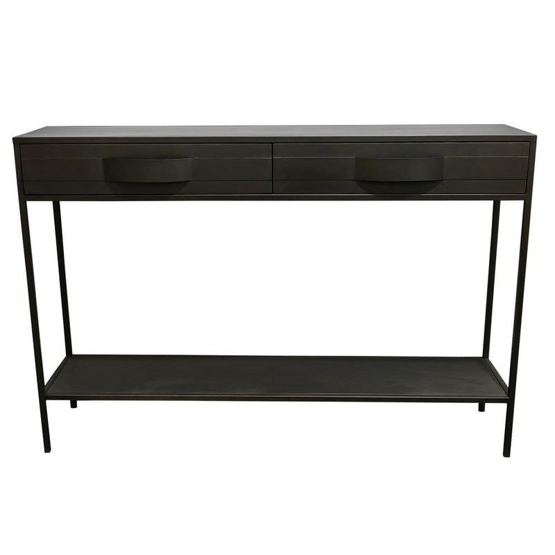 Bijzettafel Acalia Bruin 30x120 cm-Bijzettafels-PTMD
