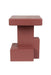 Bijzettafel Blast Marsala MDF Rood 35x35 cm-Bijzettafels-Creating Home